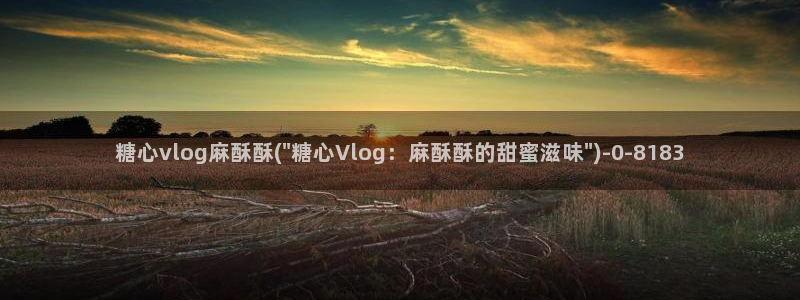 糖心vlog有哪些演员